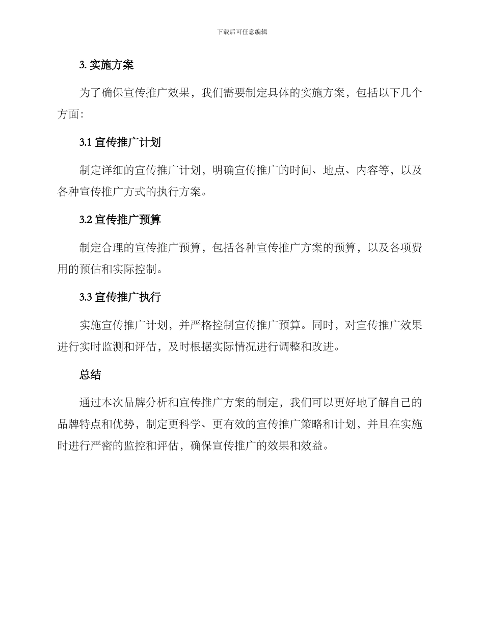 品牌分析宣传推广方案_第3页