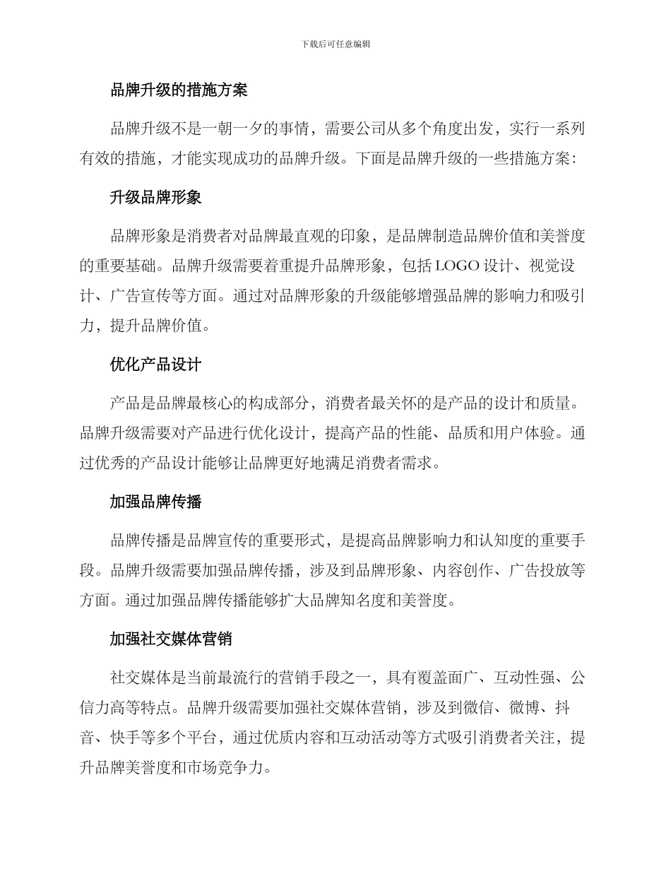 品牌升级措施方案_第2页