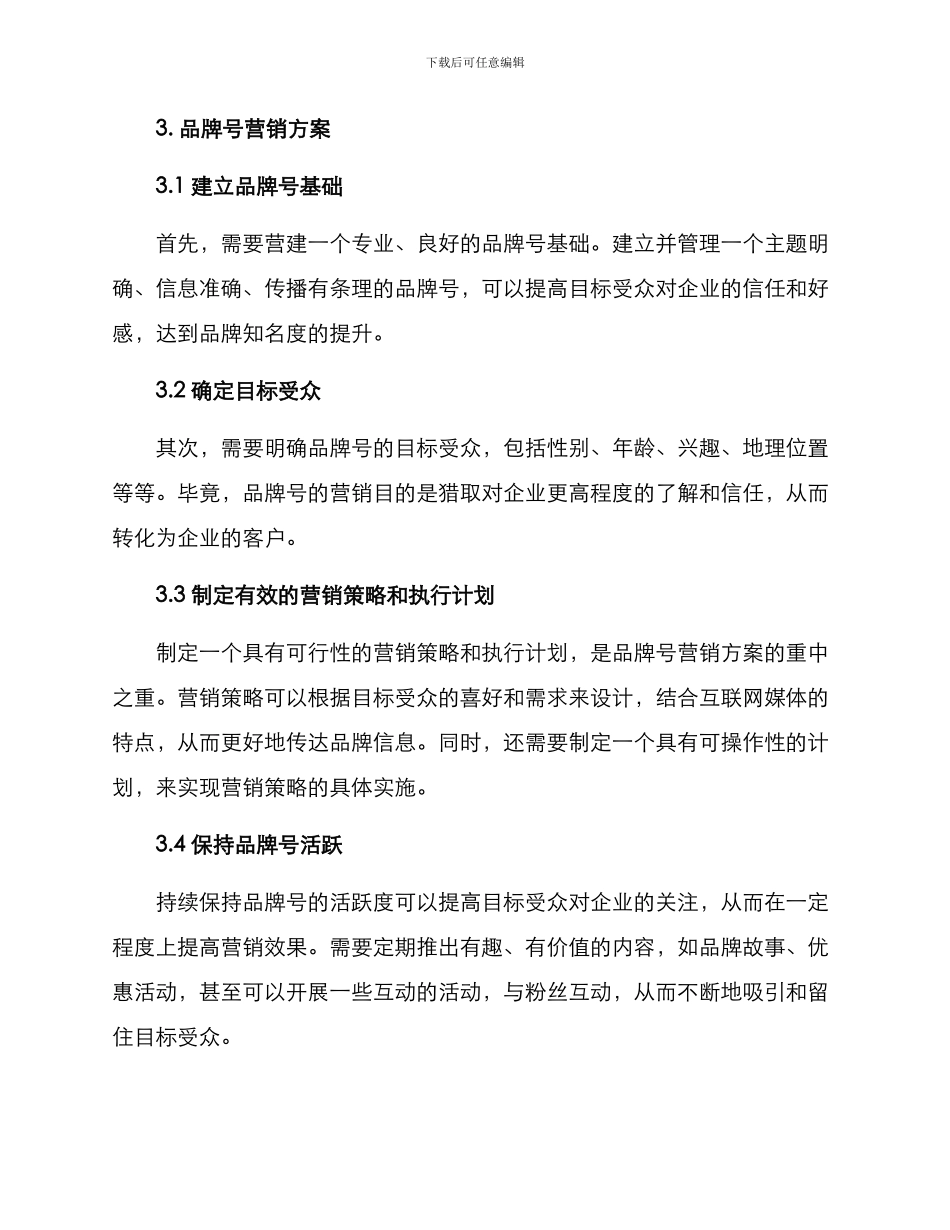 品牌号营销方案_第2页