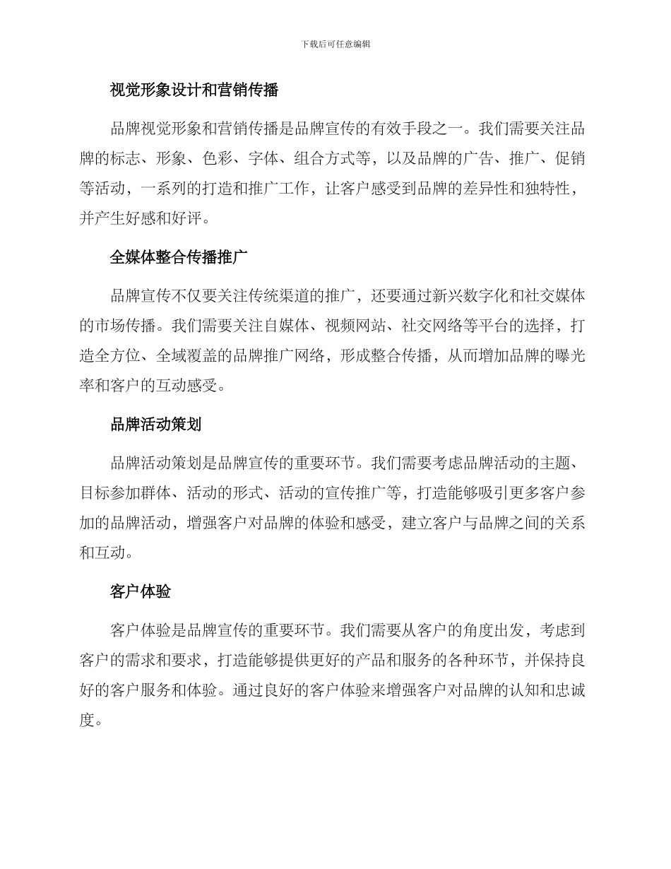 品牌宣传政策方案_第2页