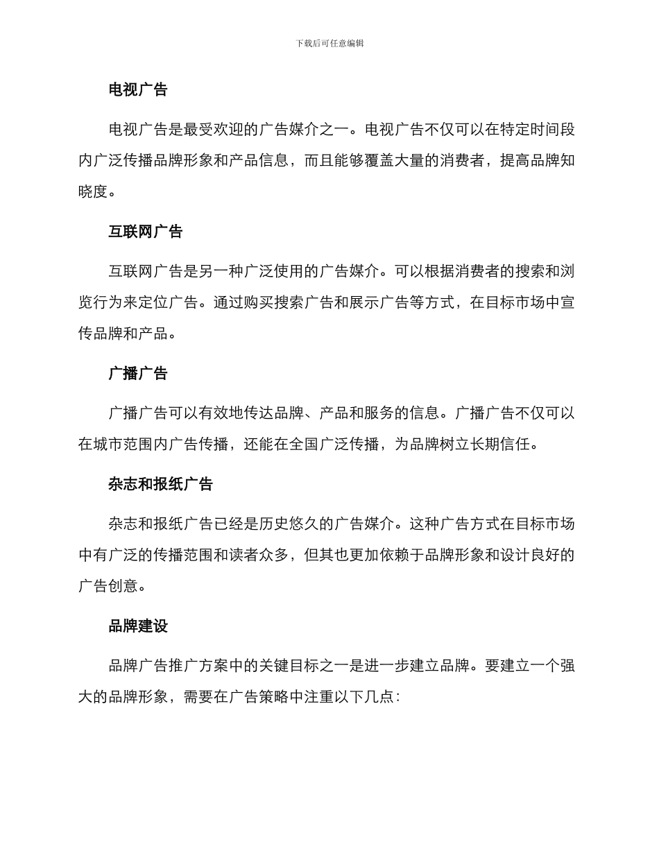 品牌广告推广方案_第2页