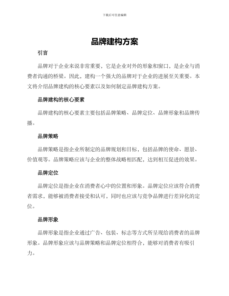 品牌建构方案_第1页