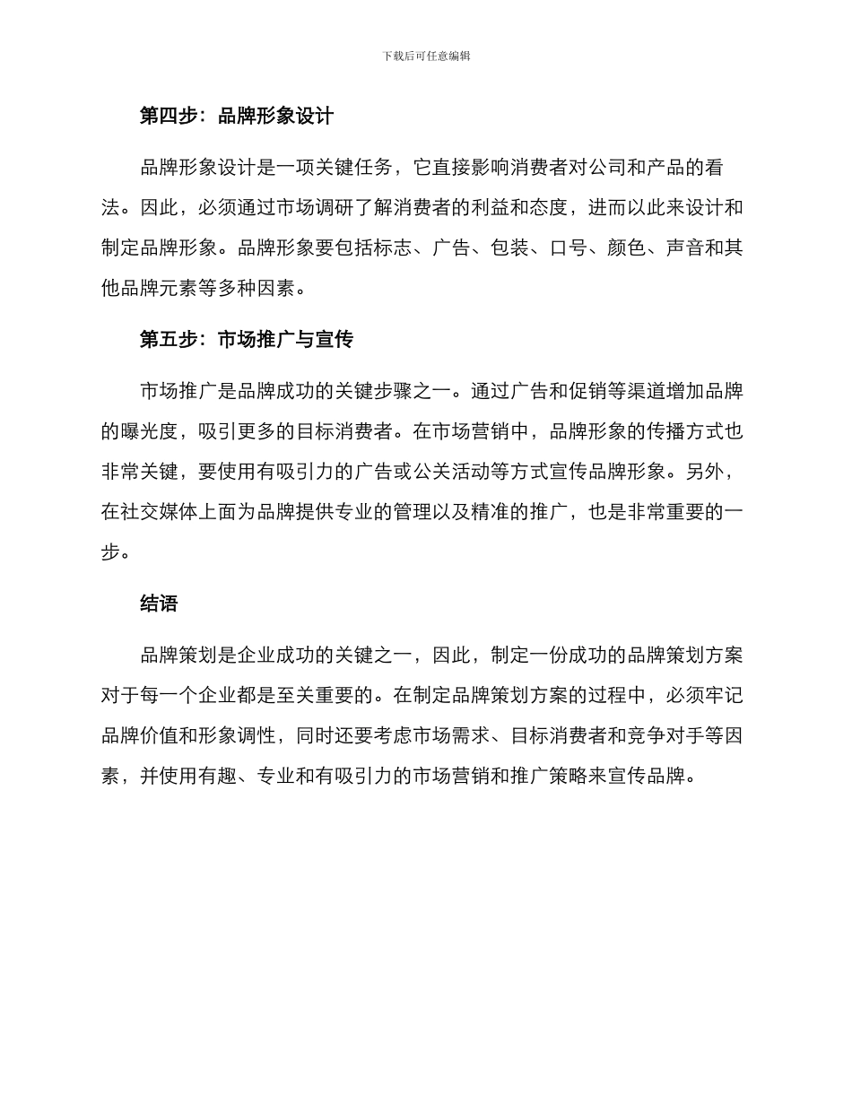 品牌成功策划方案_第2页