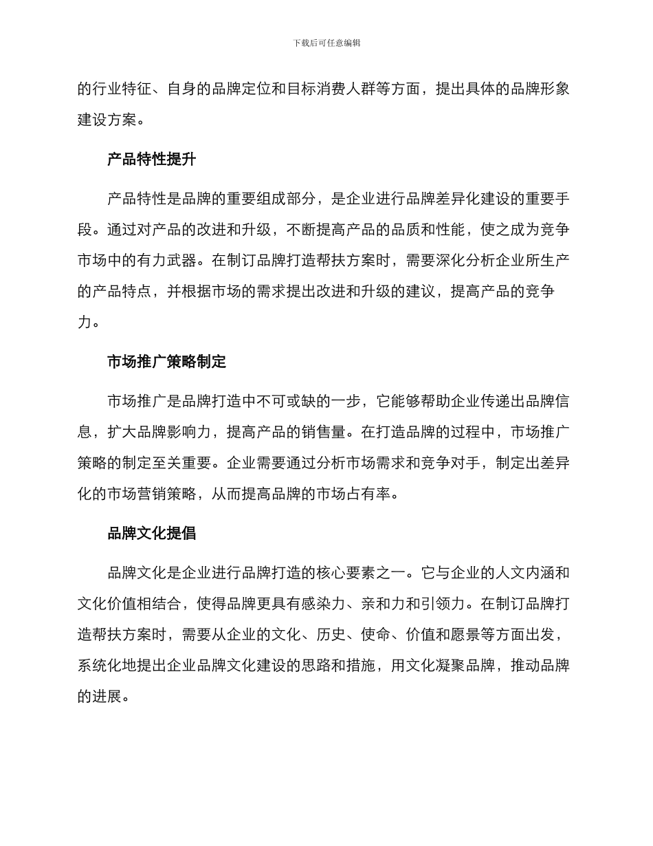 品牌打造帮扶方案_第2页