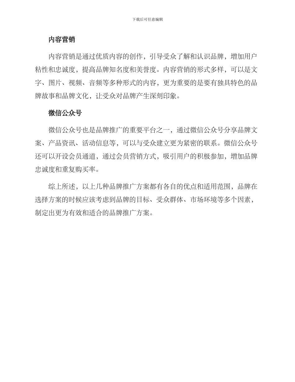 品牌推广的方案_第2页