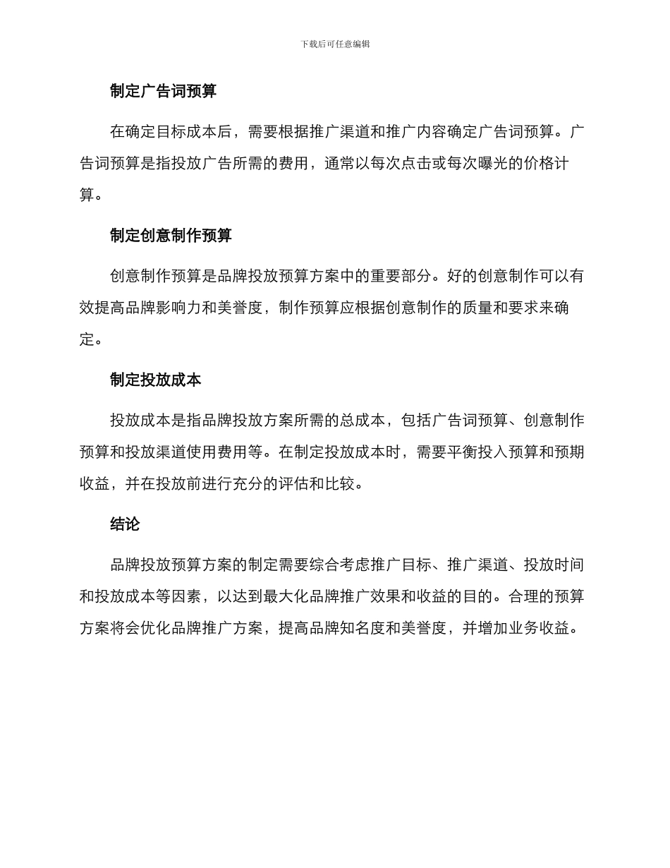 品牌投放预算方案_第3页