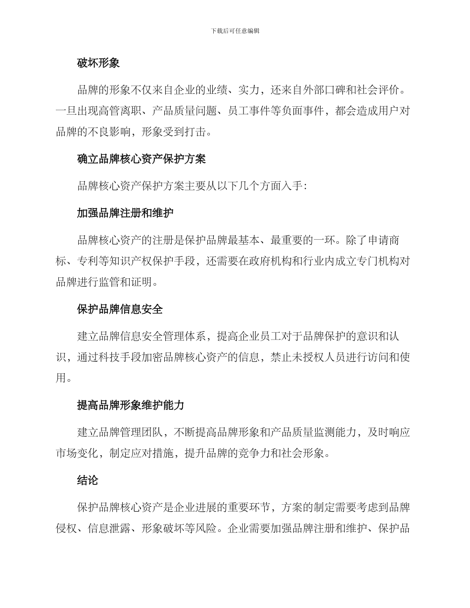 品牌核心资产保护方案_第2页