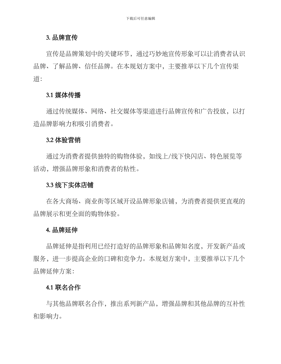 品牌策划规划方案_第2页