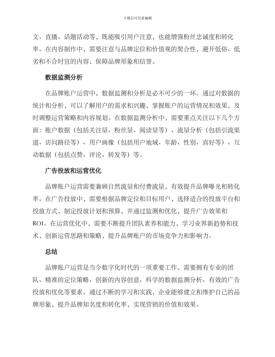 品牌账户运营方案_第2页