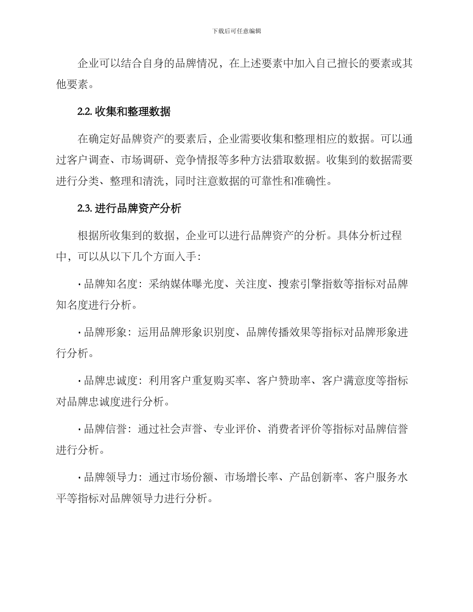 品牌资产分析方案_第2页