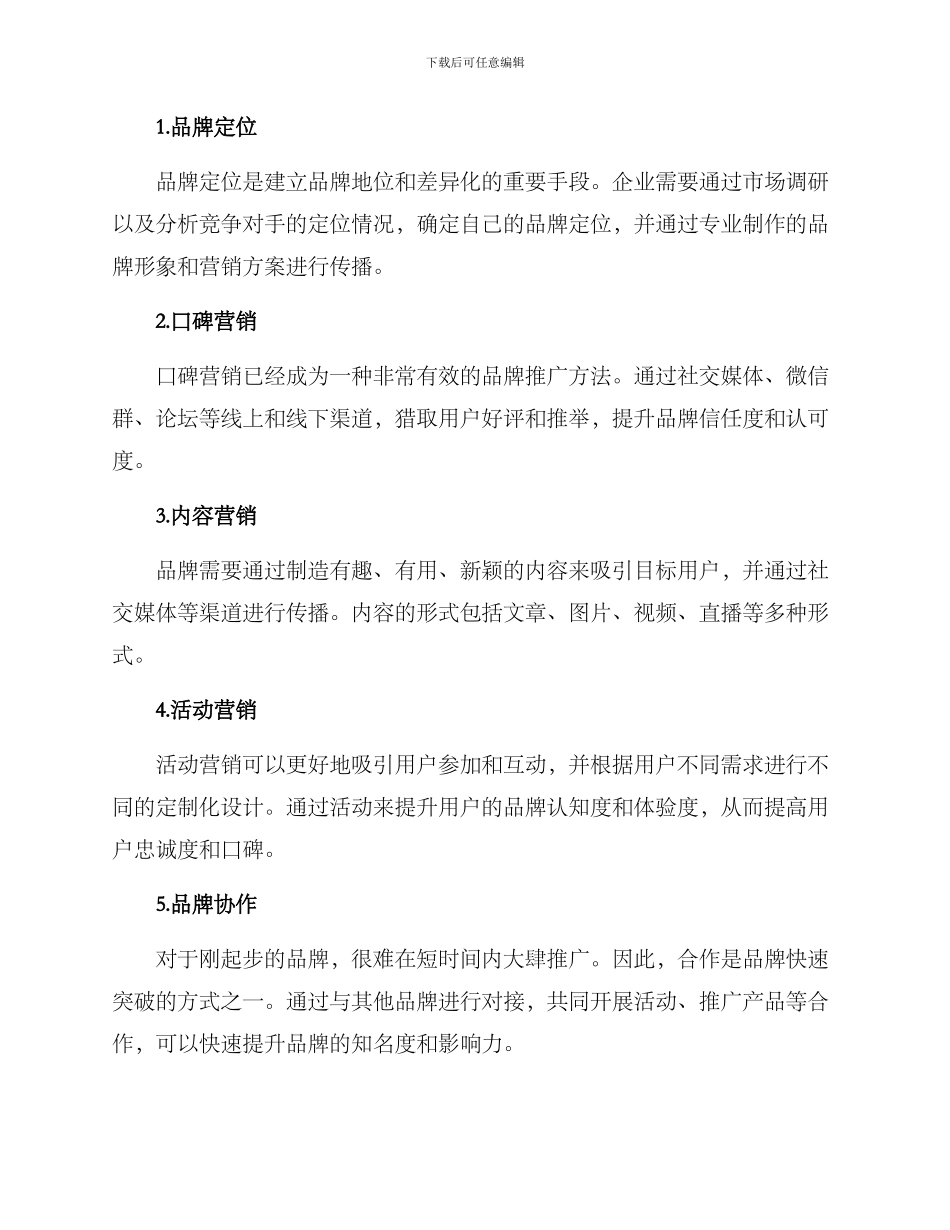 品牌运营方案_第2页