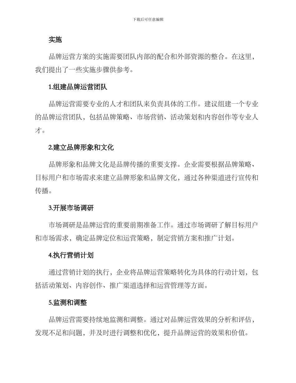 品牌运营方案_第3页