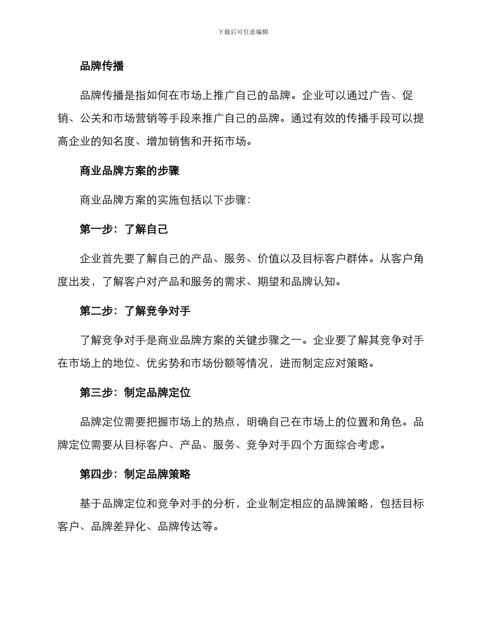 商业品牌方案_第2页