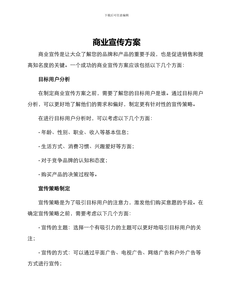 商业宣传方案_第1页