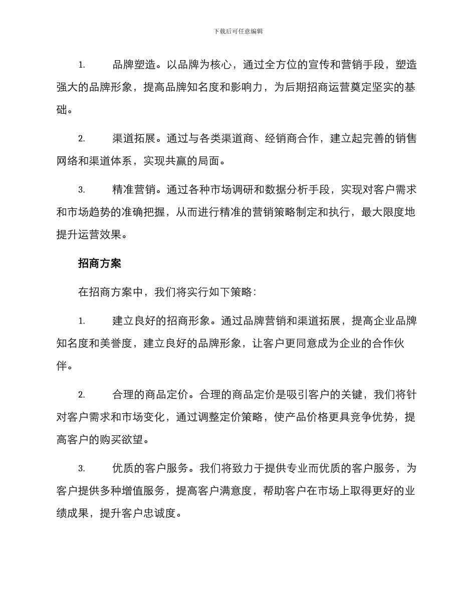 商业招商运营方案_第3页