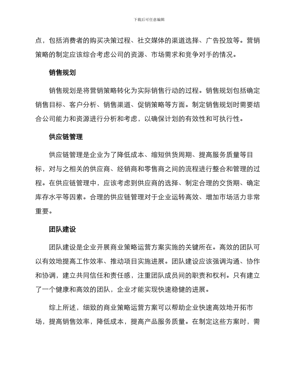 商业策略运营方案_第2页