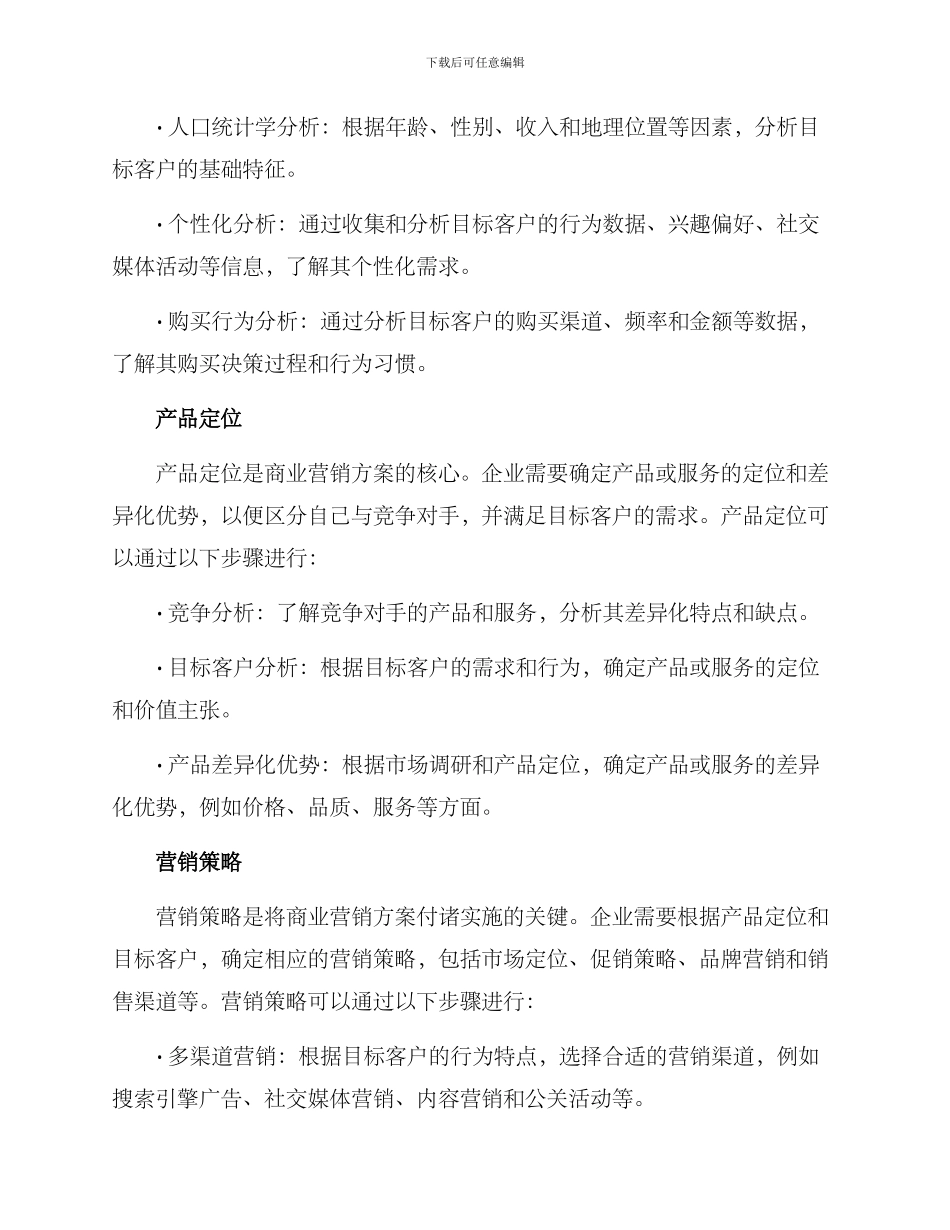 商业营销方案_第2页