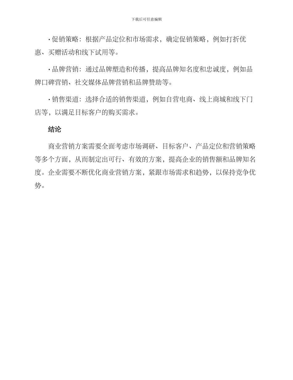 商业营销方案_第3页