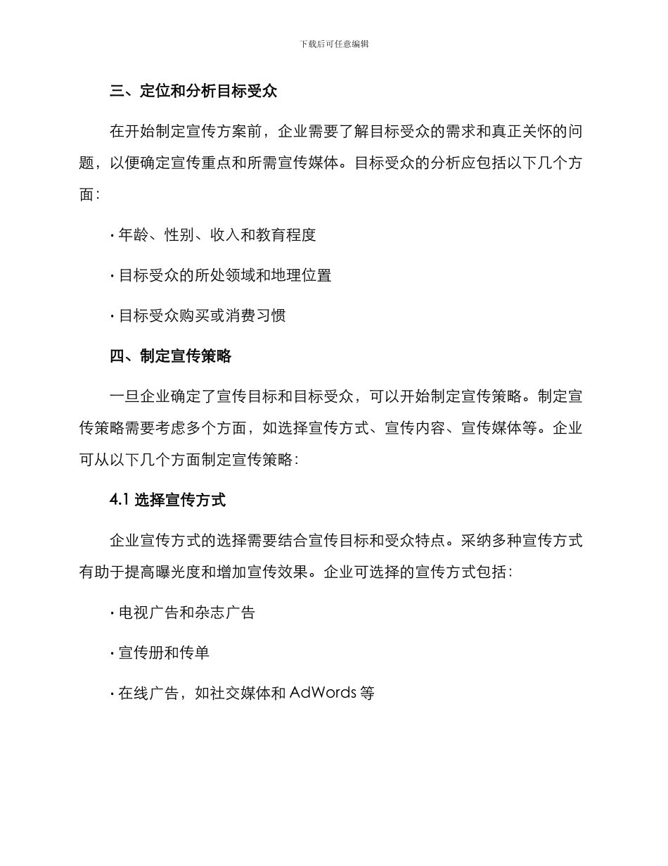 商务宣传方案简短_第2页