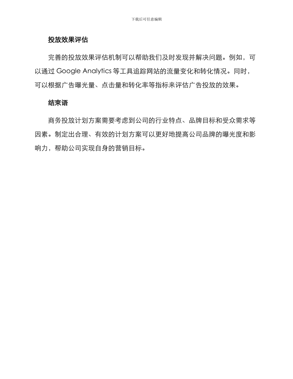 商务投放计划方案_第3页