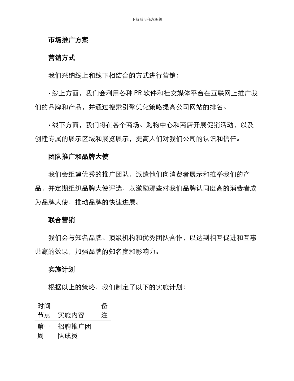 商务营销策划方案_第2页