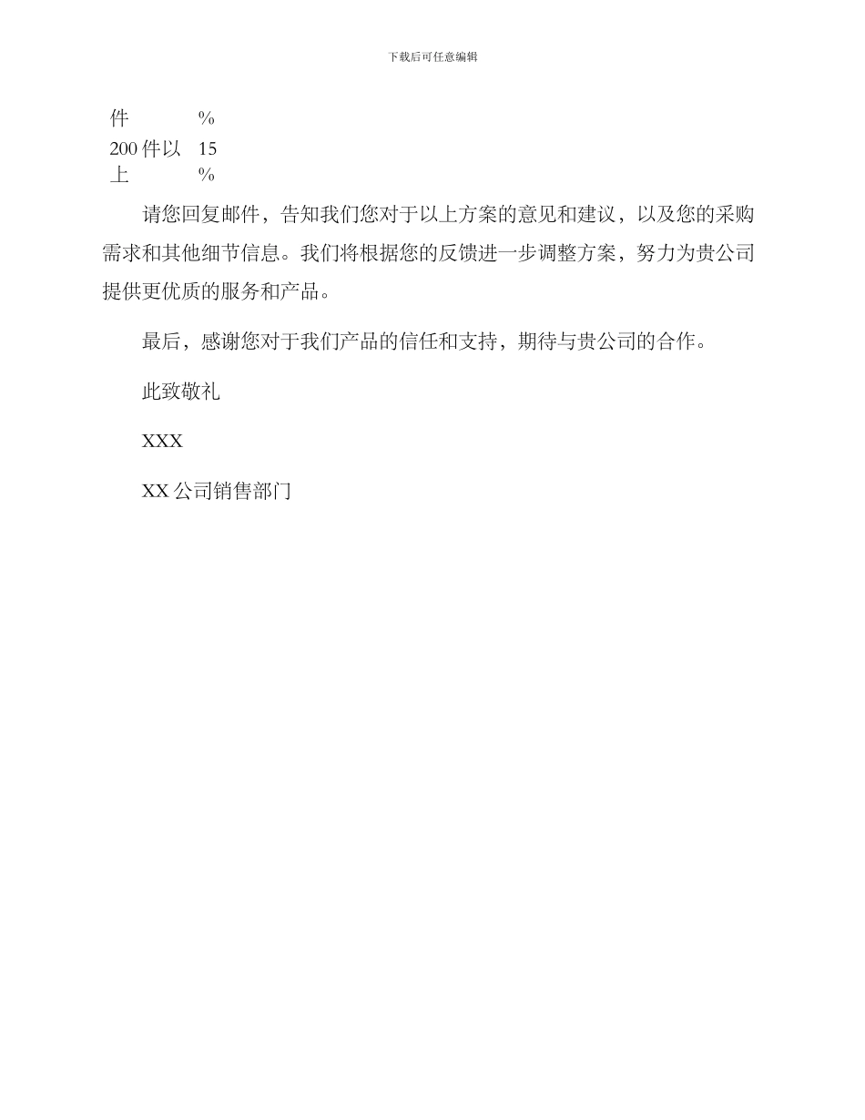 商务邮件询问采购方案_第2页