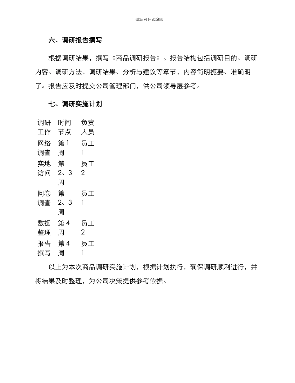 商品调研方案_第3页