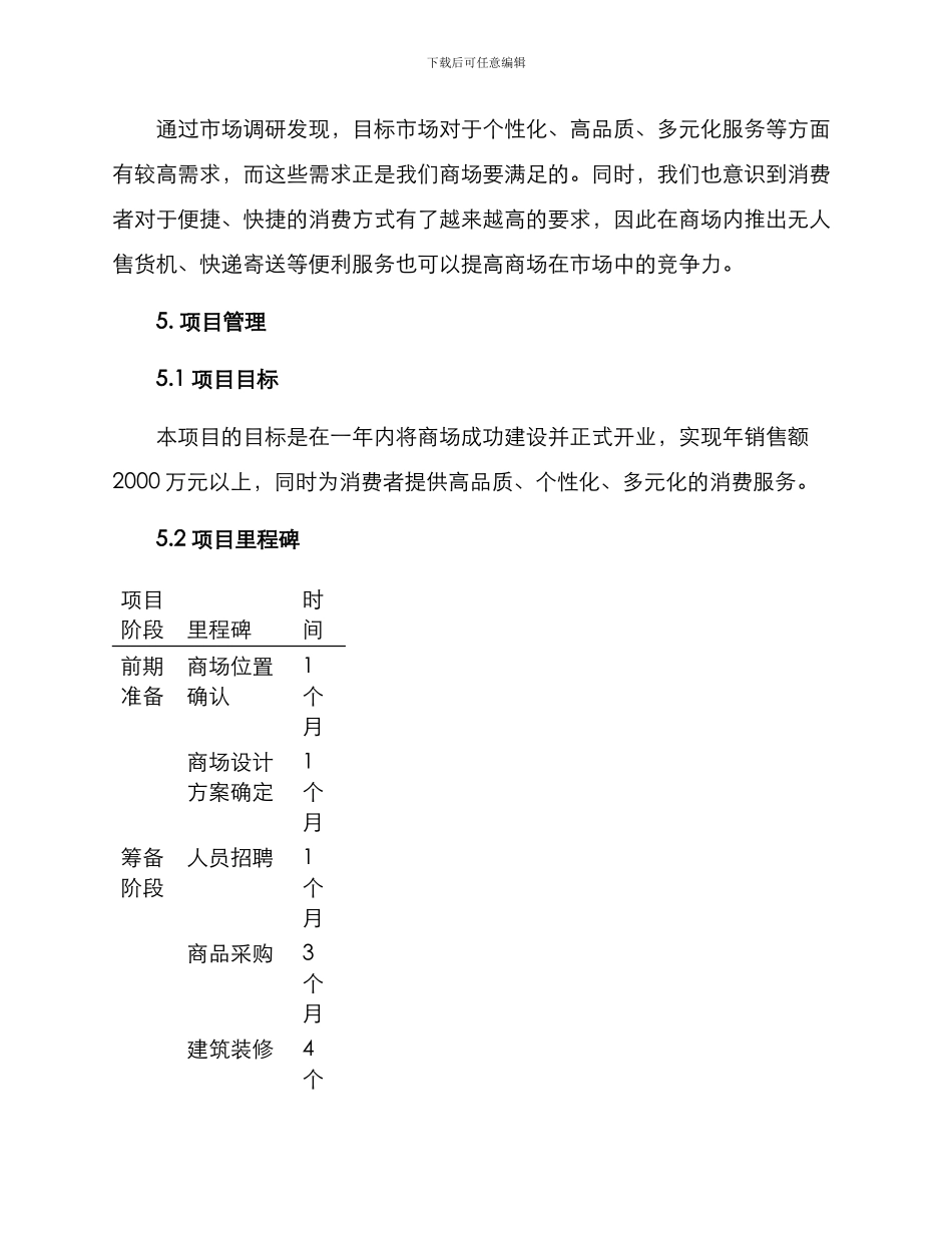 商场开店项目策划方案_第2页