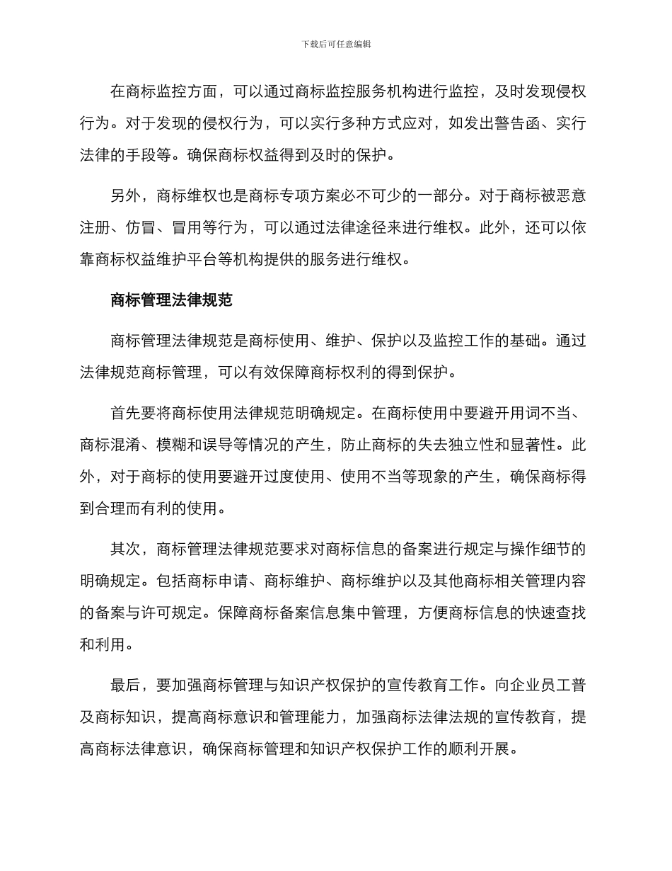 商标专项方案_第2页