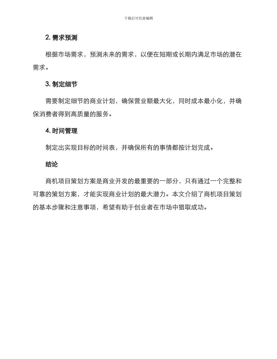 商机项目策划方案_第3页