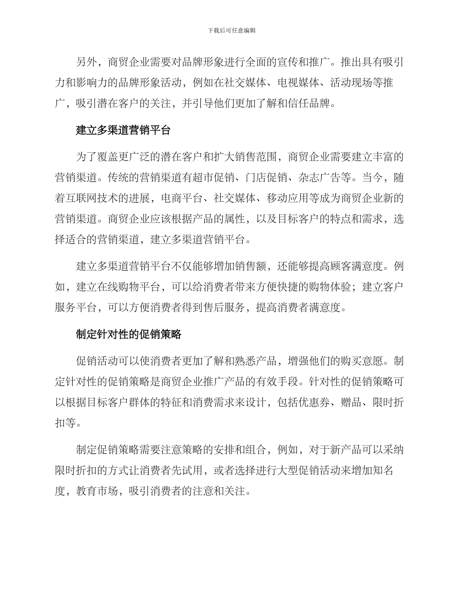 商贸营销方案_第2页