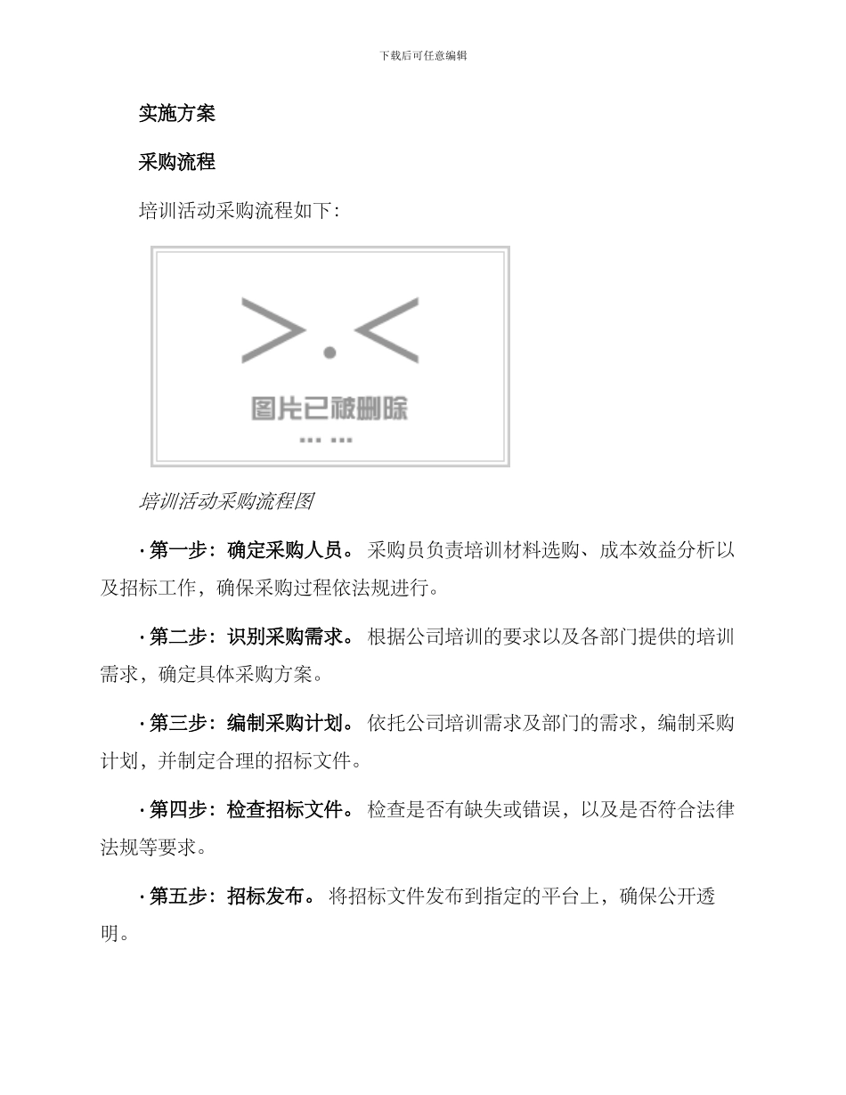 培训活动采购计划方案_第2页