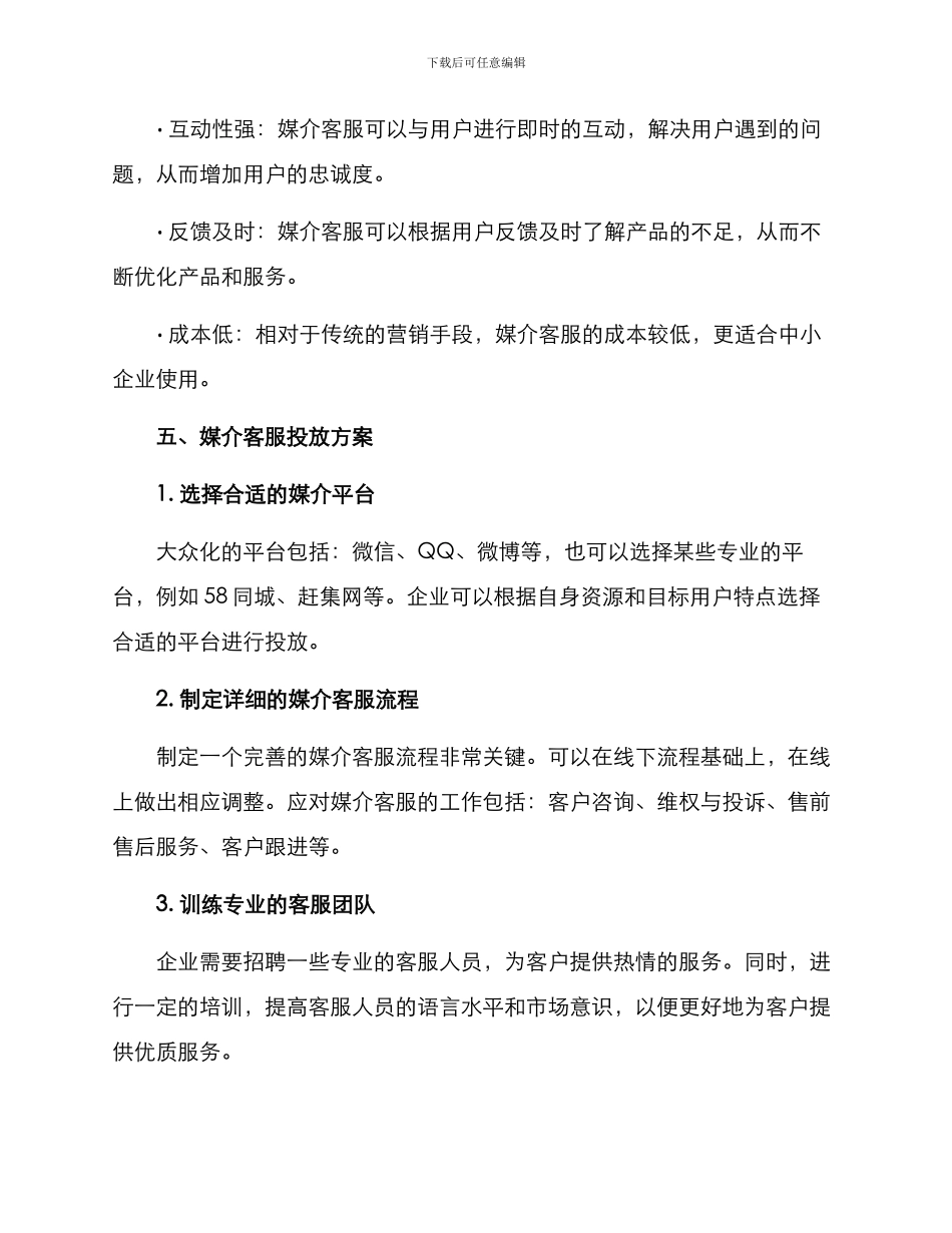 媒介客服投放方案_第2页