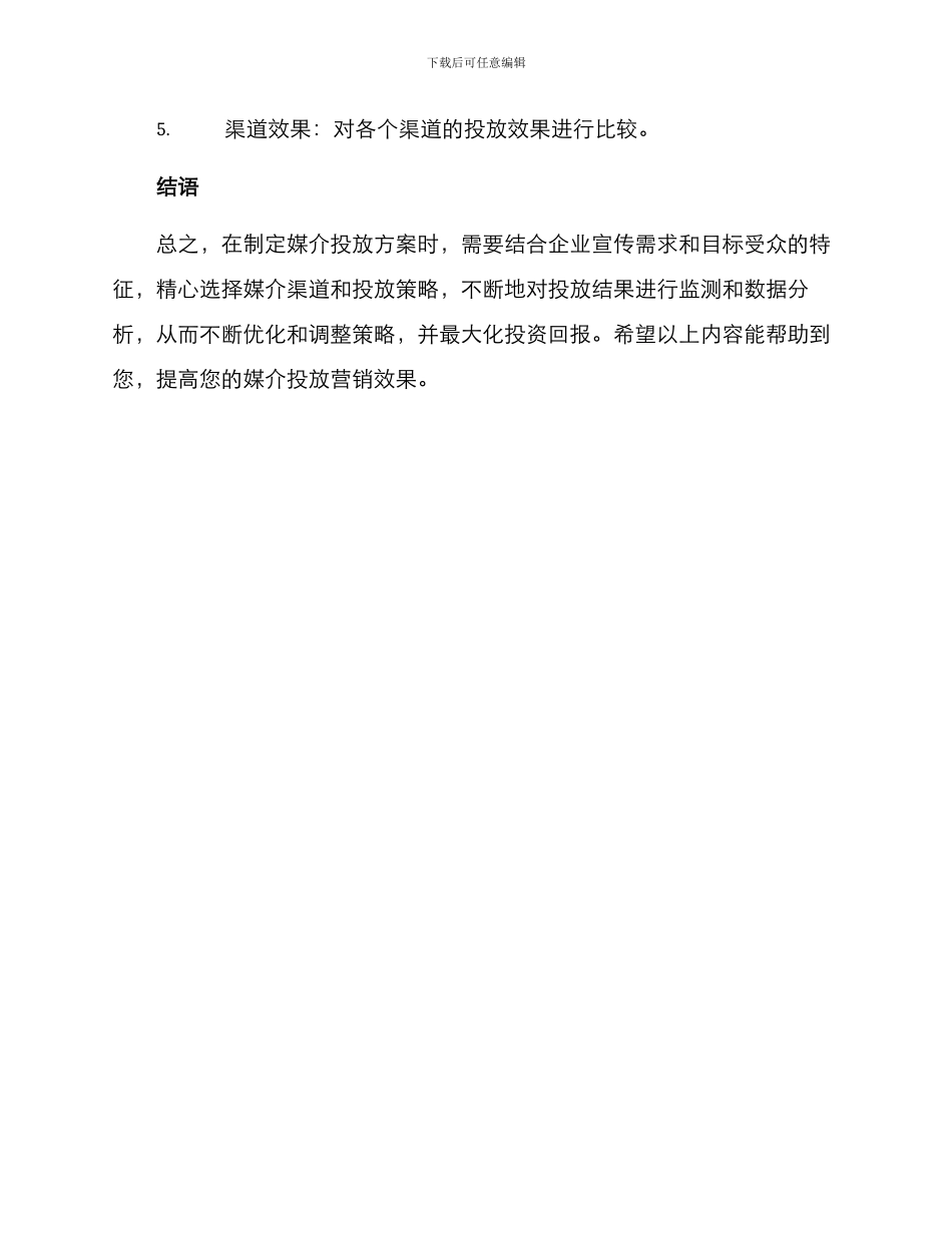 媒介投放营销方案_第3页