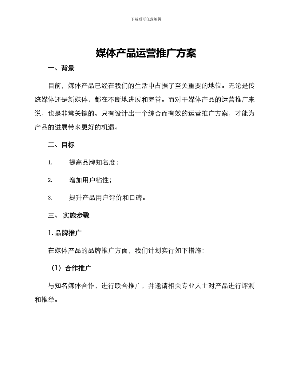 媒体产品运营推广方案_第1页