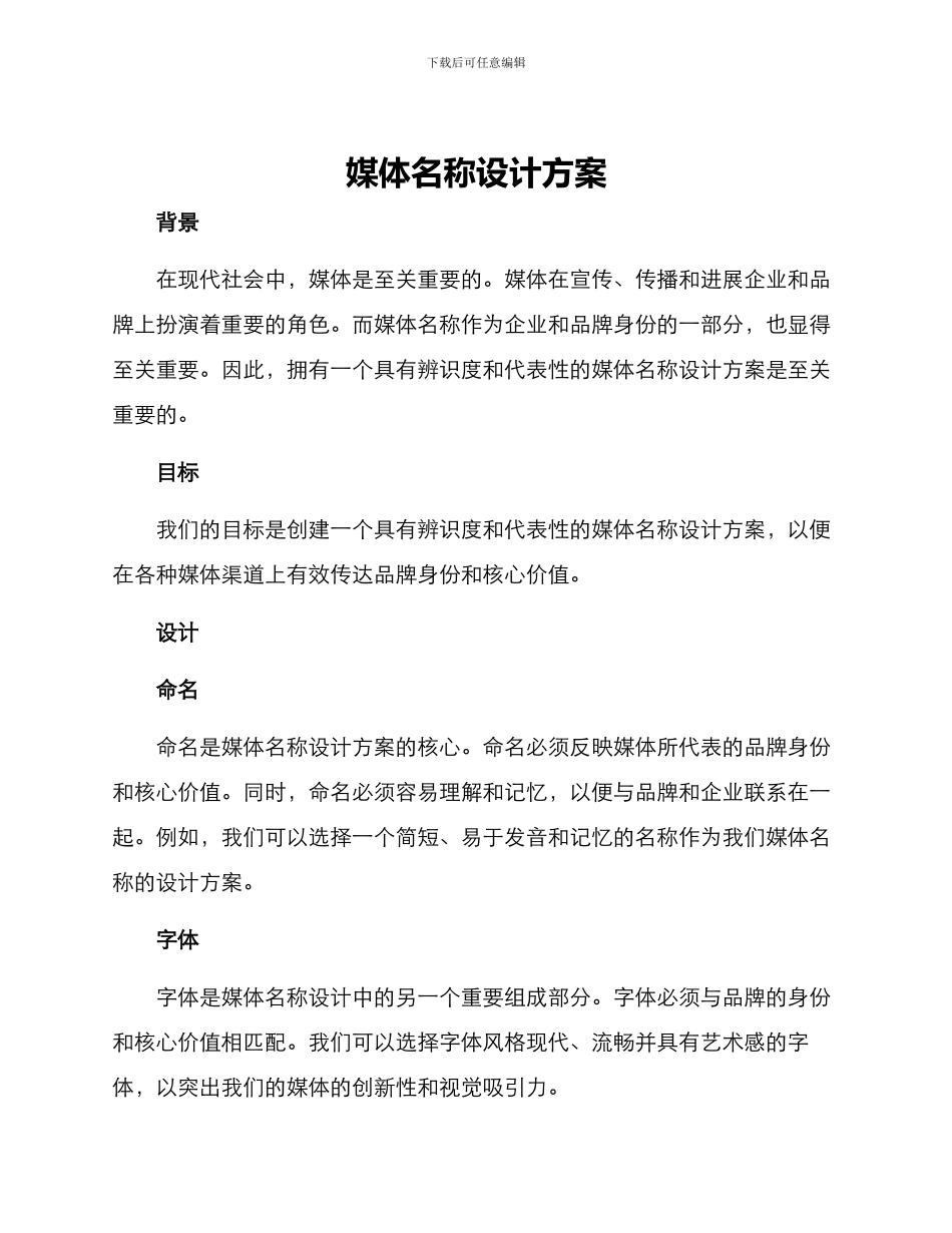 媒体名称设计方案_第1页