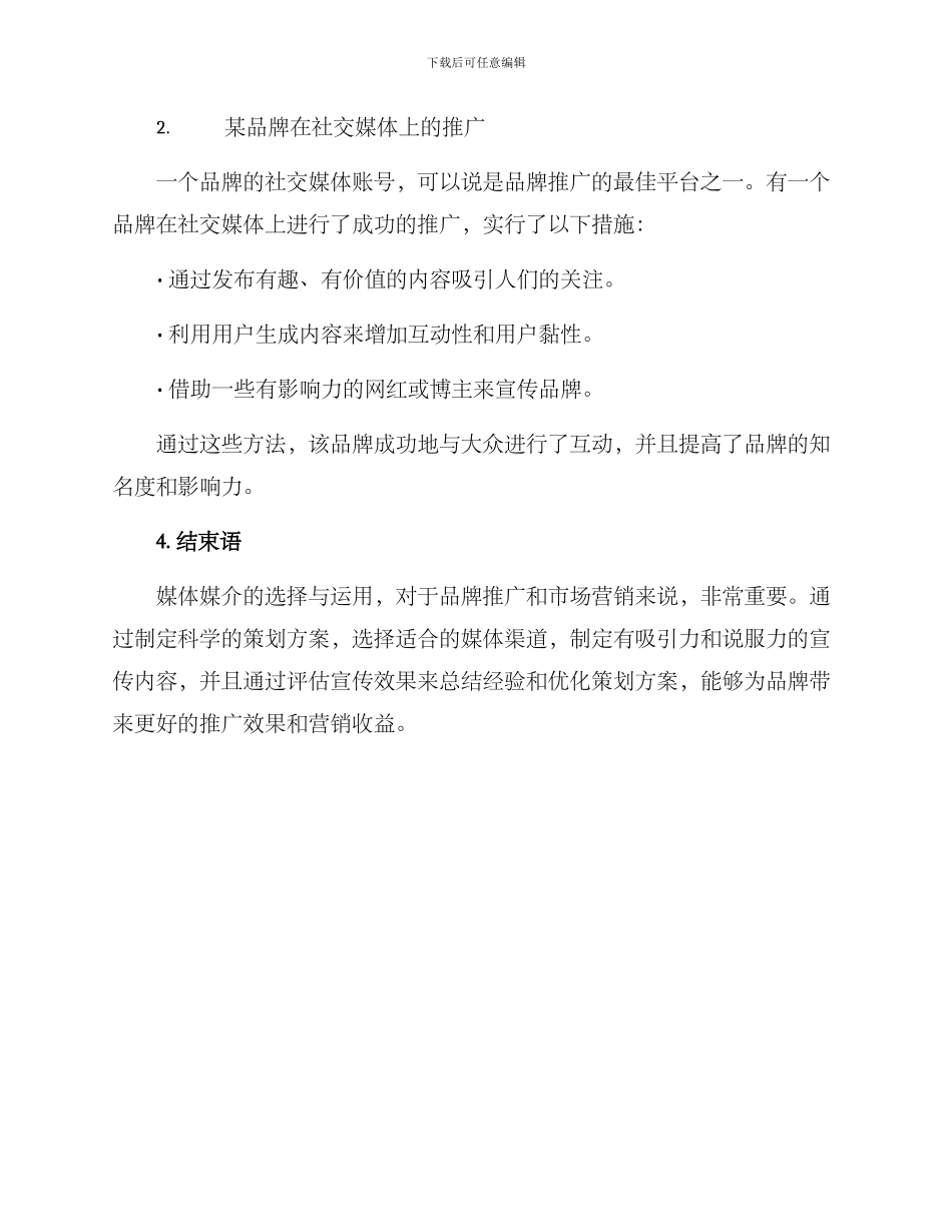 媒体媒介策划方案_第3页