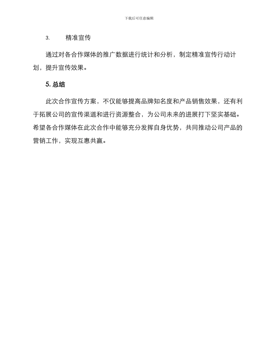 媒体年度合作宣传方案_第3页