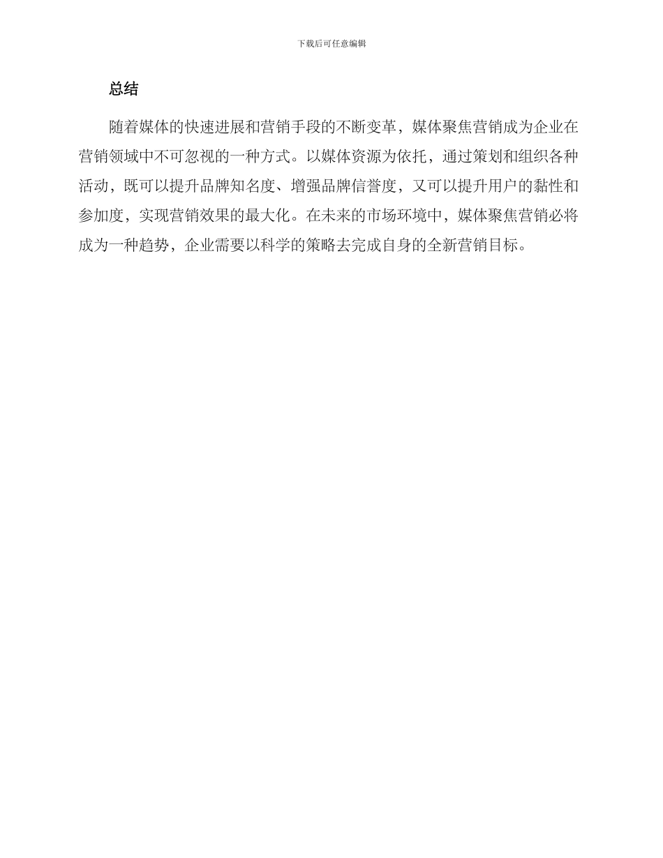 媒体聚焦营销方案_第3页