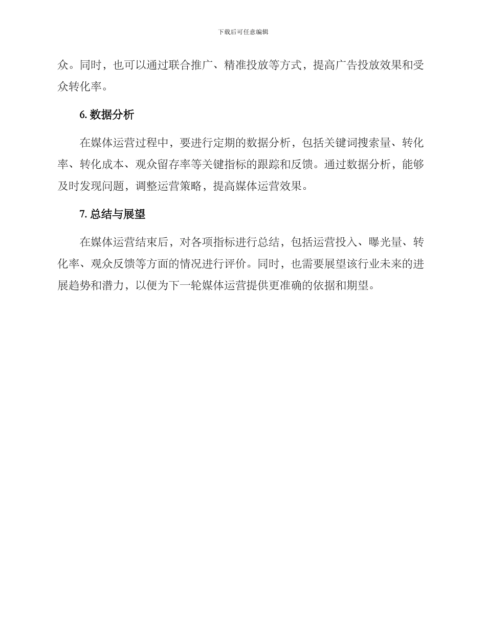 媒体运营方案格式_第2页