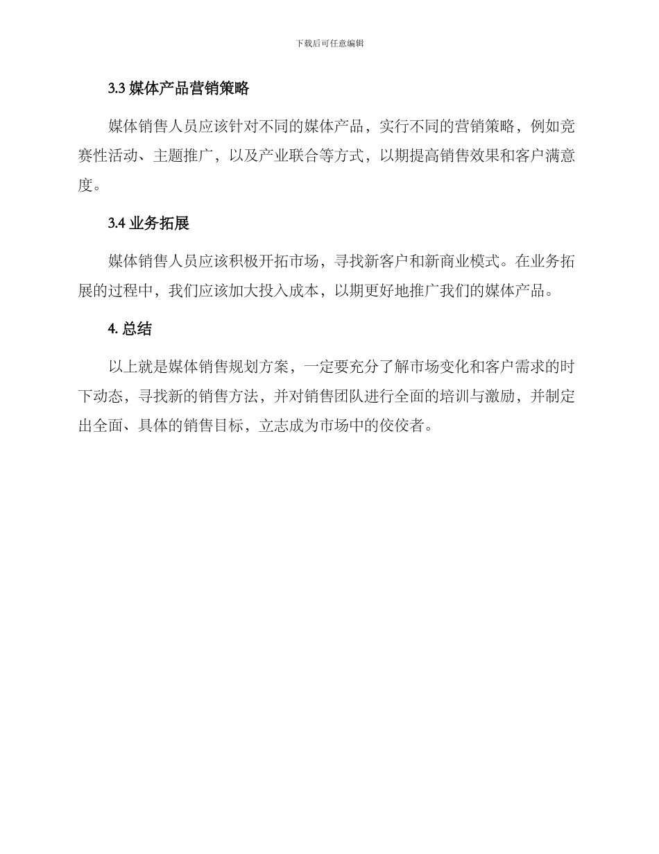 媒体销售规划方案_第2页