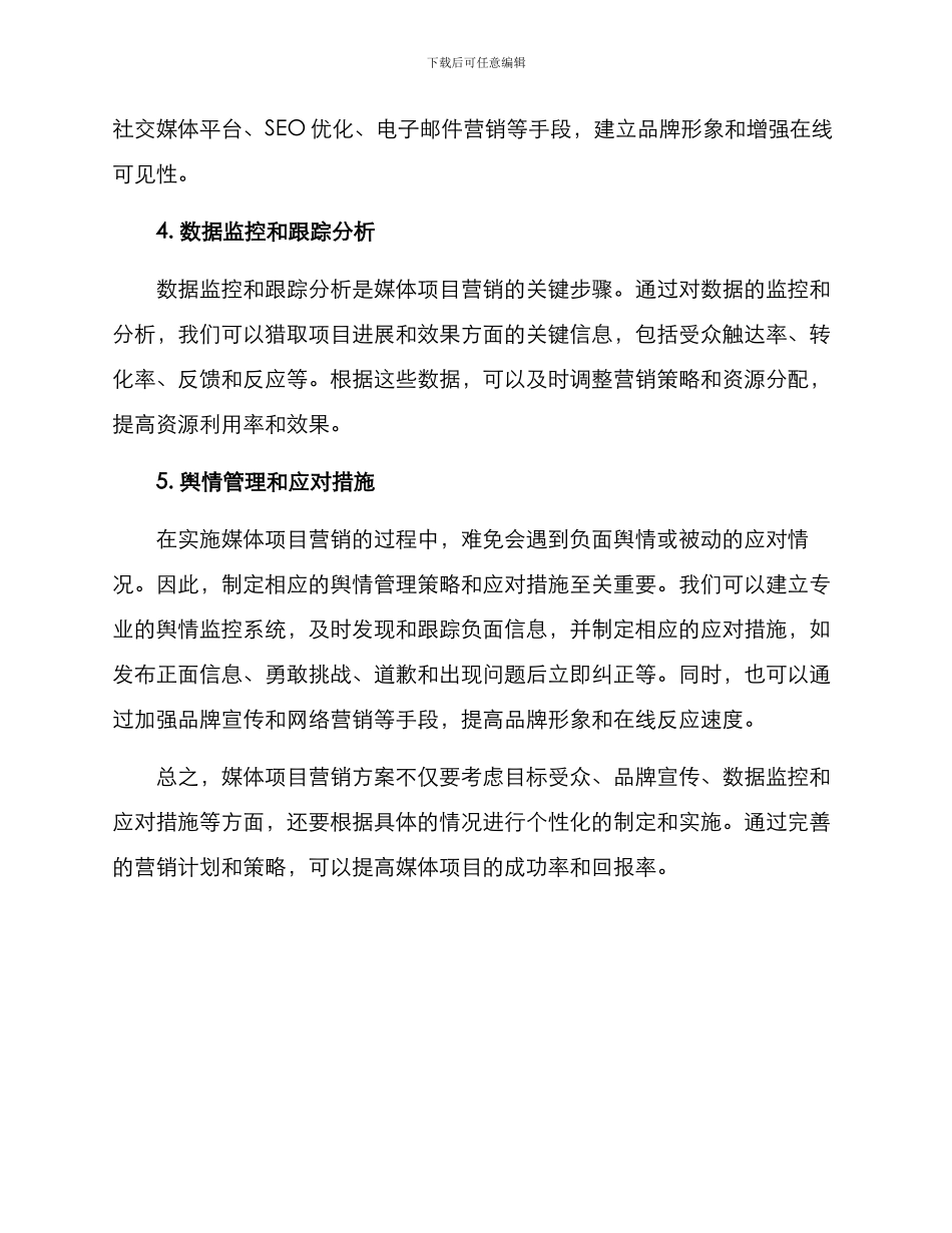 媒体项目营销方案_第2页