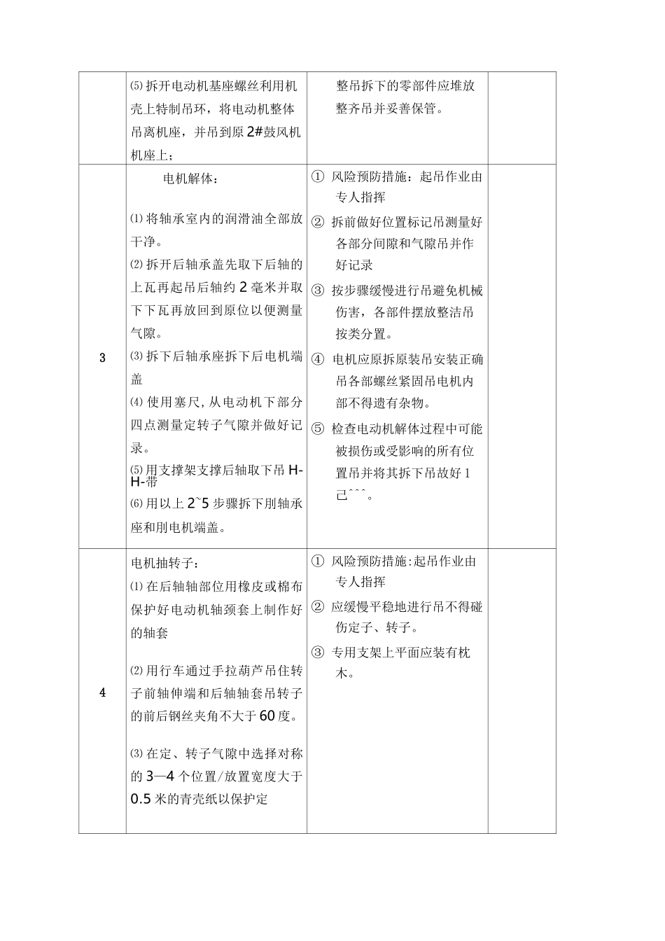 煤气鼓风机检修方案_第3页