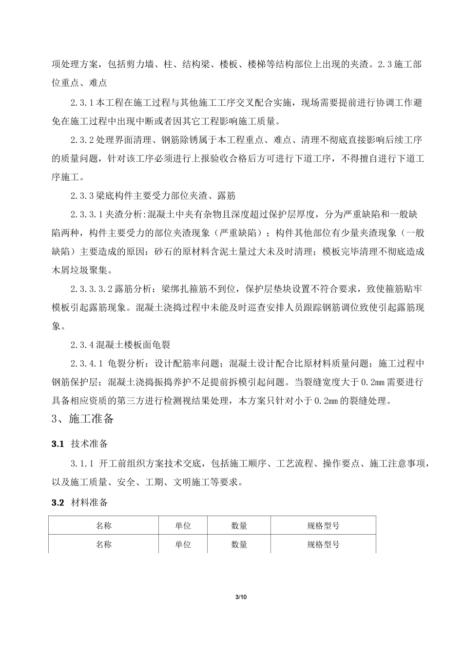 地下室梁底露筋修补方案180728_第3页