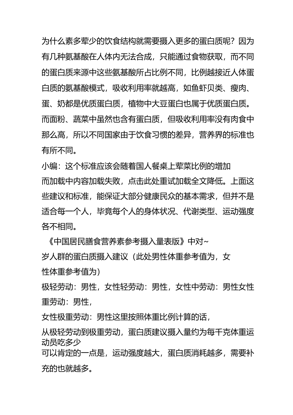 健身者每天需要摄入多少蛋白质？_第2页