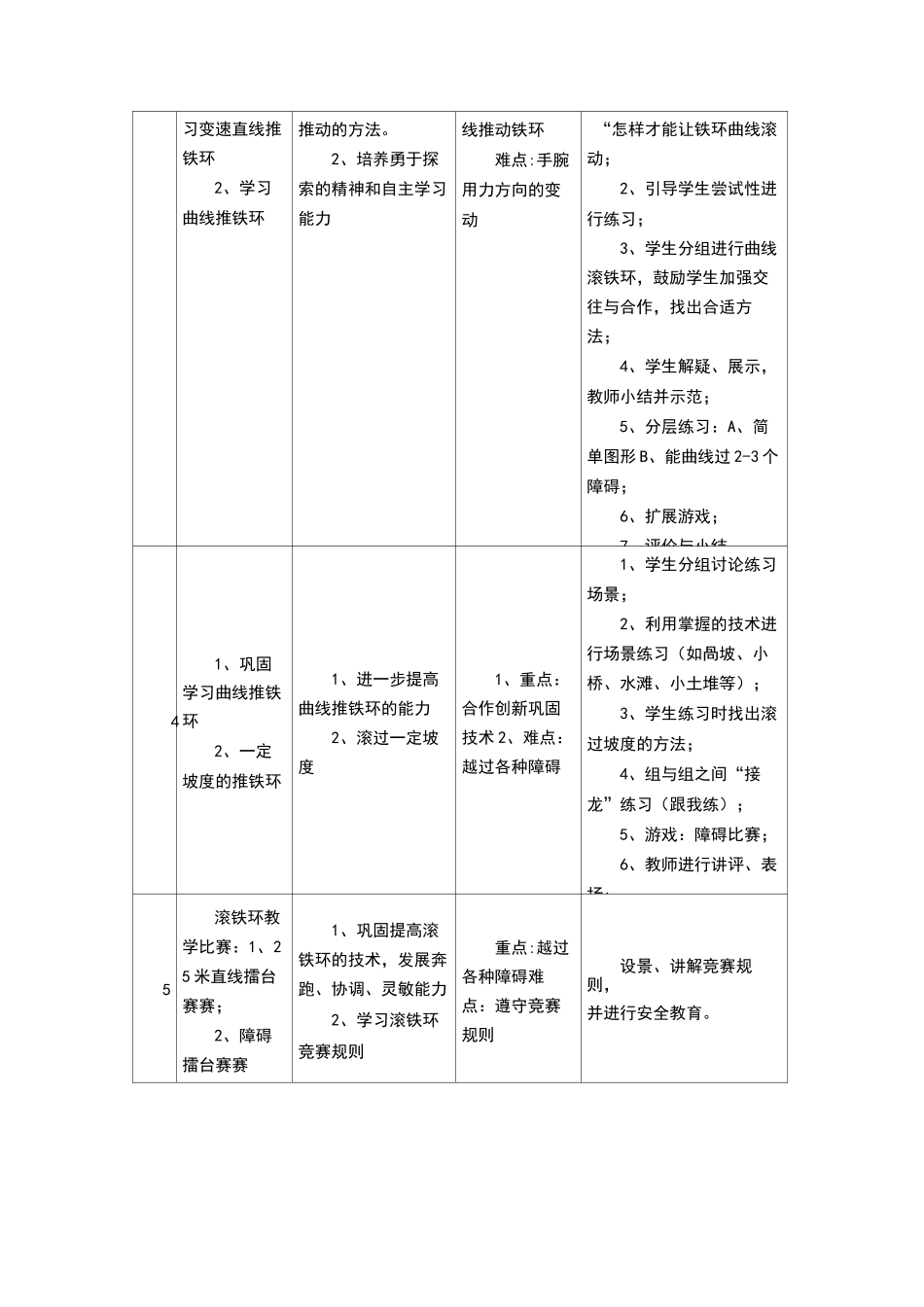 小学体育推铁环教学设计_第3页