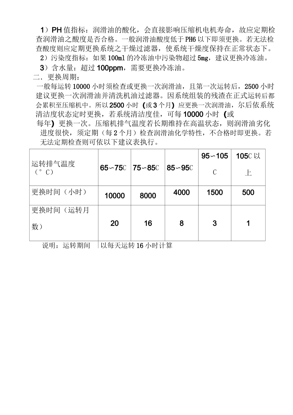 螺杆式压缩机更换冷冻油操作流程_第3页