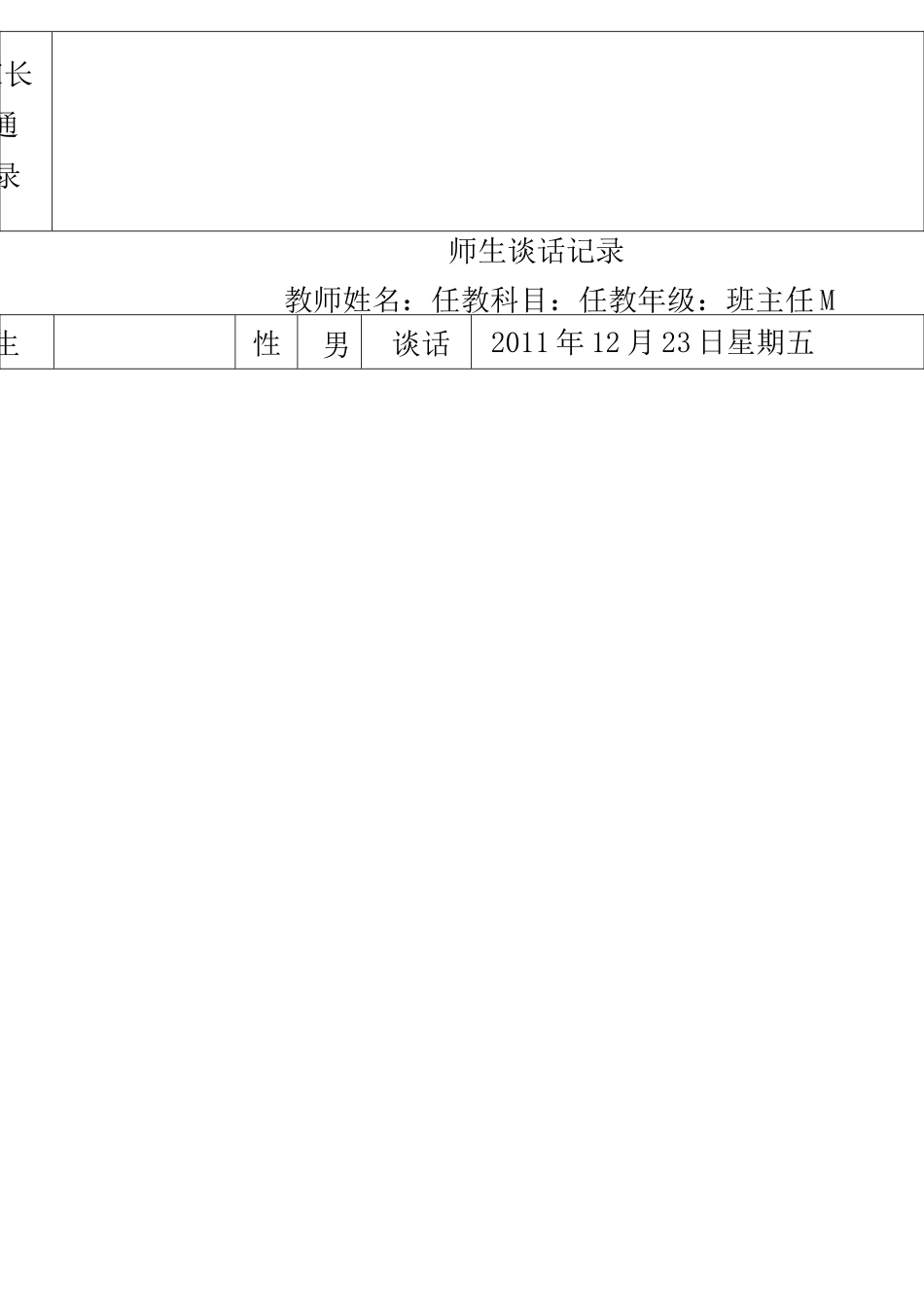 师生谈话记录_第2页