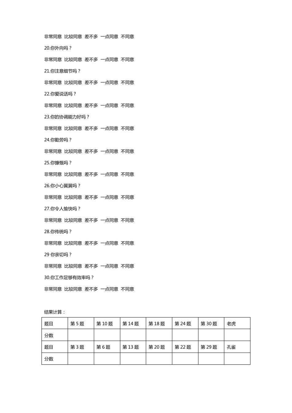 PDP行为风格测评_第3页