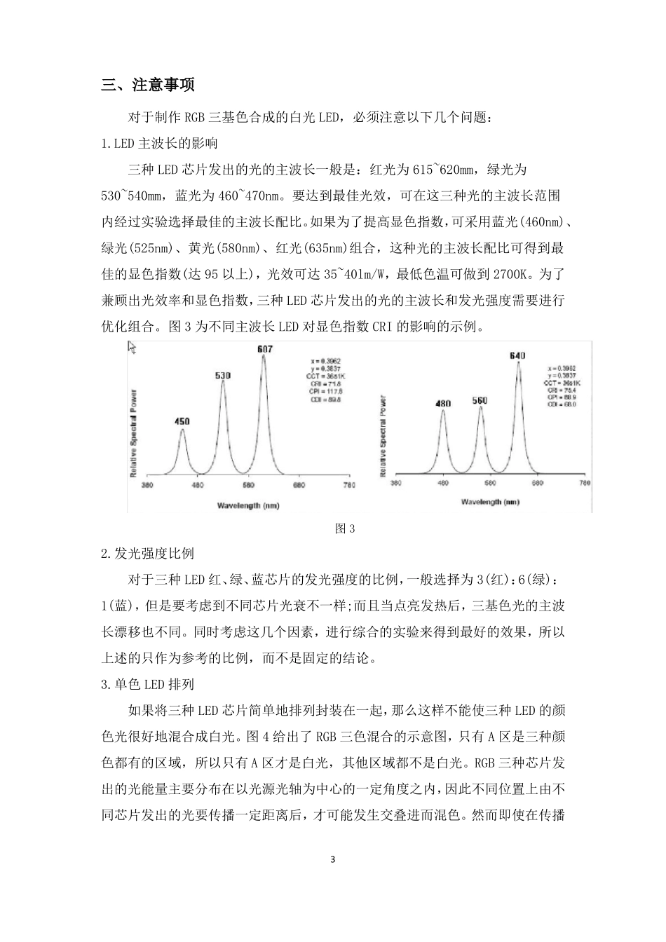 RGB白光LED器件的设计_第3页